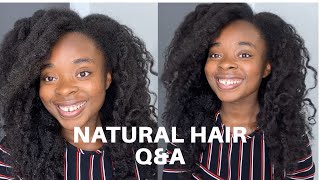 ANSWERING YOUR QUESTIONS ABOUT MY NATURAL HAIR