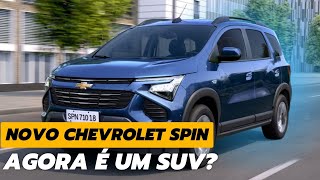 NOVO CHEVROLET SPIN 2025 - PRIMEIRAS IMAGENS OFICIAIS | AGORA É UM SUV?