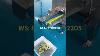 MNS-120 Cooked Meat Slicer also can cut vegetable slice. #Meat Cutting Equipment #Meat Processing