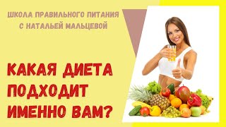 КАКАЯ ДИЕТА ПОДХОДИТ ИМЕННО  ВАМ?