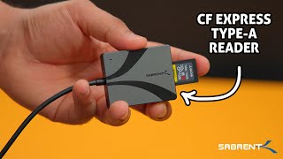 SABRENT USB Type C CF Express Type A Card Reader | CR CFXA