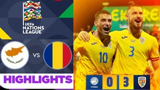 Cipru vs România (3-0) Rezumat | UEFA Liga Națiunilor 2024 | romania vs Cipru