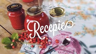 Wild strawberry sauce recipe | no-cook, easy, HCLF VEGAN