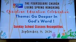 LIVING SPRING FOURSQUARE GOSPEL CHURCH| SUNDAY WORSHIP SERVICE| SEPTEMBER 15,2024