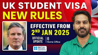 UK Student Visa New Rule from January 2025 for International Students | Study in UK