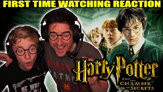 Harry Potter and the Chamber of Secrets  (DAD AND SON FIRST TIME WATCHING REACTION)