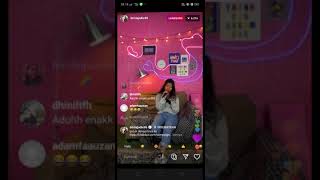 Ainun - amin paling serius live Instagram BRISIA jodie