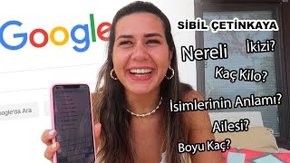 GOOGLE’DA HAKKIMDA EN ÇOK ARANANLARI CEVAPLADIM! 😮 | Kendi Kendime