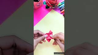 Diy easy origami rose | #craft #viral #trending #ytshorts #art #shorts @newlyartandcraft1709