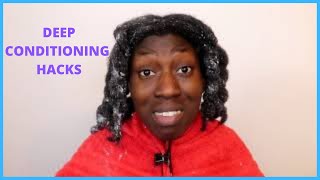 Deep conditioning TIPS HACKs || UK NATURAL || 4B HAIR