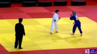 Judo 2014 Grand Slam Paris: Munkhbaatar (MGL) -  Wolfslag (NED) [-52kg]