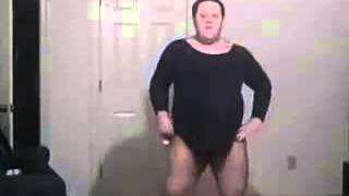 Fat Man Dancing to Beyonce