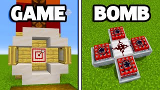 TOP 5 Redstone Builds for FUN! [Minecraft]