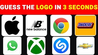 QUEES THE LOGO IN 3 SECOND 😍  توی ۳ ثاتیه لوگورو حدس بزن      لوگو کویز