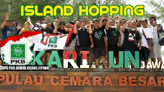 ISLAND HOPPING KE PULAU CEMARA BESAR BERSAMA DPC PKB DEMAK KUDUS JEPARA