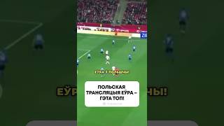 Трансляция Евро в Польше – топ 👏 Напоминает футбольный симулятор #футбол #польша #евро