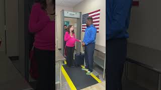 TSA lets fake pregnant woman through the security check up