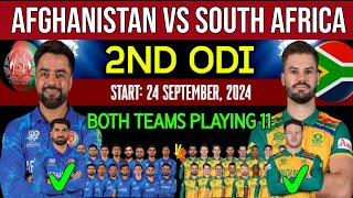 Afghanistan vs South Africa 2nd ODI Playing 11 | Afghanistan vs South Africa ODI Series | AFG vs SA