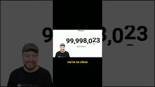 Mrbeast Hitting 100 Million Subscribers Live 🥳 #Shorts