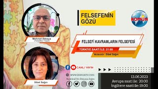 FELSEFENİN GÖZÜ- FELSEFİ KAVRAMLARIN FELSEFESİ 13.06.2023