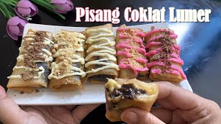 Resep Pisang Coklat Lumer Piscok Ide Jualan Olahan Pisang Cemilan Enak #belajarmasak 77