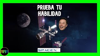 🚀Acoplarse a la ISS divertido reto Con el simulador de SpaceX #shorts