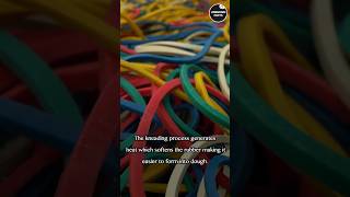 How Rubber Bands Are Made?  #explore #rubber #industry #manufacturing #education #facts #india #usa