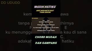 CHORD MASIH HATIKU - ARSY WIDIANTO FT TIARA ANDINI #shorts