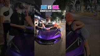 Boy Vs Girl Blindfold Hit Challenge #blindfold #challenge #automobile #viral #feedshorts