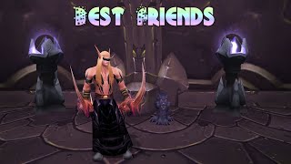 Killing people in Shattrath with a friend! - TBC WoW Fun