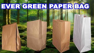 EVER GREEN PAPER BAG eco friendly paper bags manufacture in kolkata #papercraft #paperbag