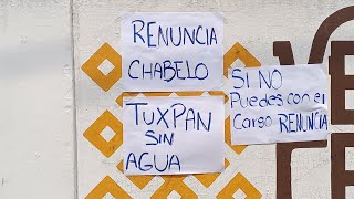 🔴 En Vivo 🎥 Se manifiestan en CAEV de Tuxpan Veracruz por falta de agua en la ciudad