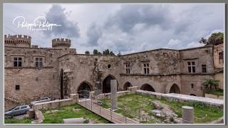 Medieval city of Rhodes in winter time