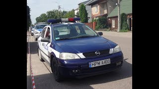 Radiowóz Astra II Policja - Federal Signal P8000