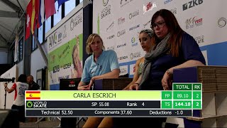 AWC22 - Carla Escrich - Free: Long Program Senior (22.05.2022)