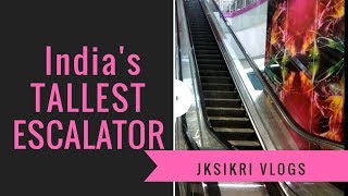 India's tallest escalator | Delhi metro magenta line |Jksikri vlogs |