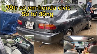 Honda civic số tự động bản full 1.6 đời 95 cực hiếm giá 79tr lh 0987058086