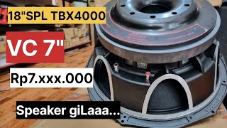 SPEAKER TERBARU SPL AUDIO TBX4000 VC 7"