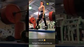 475 lb deadlift @ 175 lbs bodyweight 17 years old