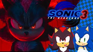 SONIC AND SHADOW REACTS TO THE SONIC THE HEDGEHOG 3 TRAILER!