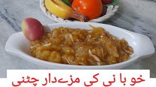 how to make apricot chutney/khubani ke khati methi chutney/fatima's cooking vlogs