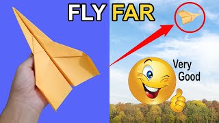 how to make paper airplanes that fly far | paper airplane that flies far easy step by step