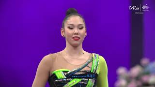 Elzhana Taniyeva - Ribbon Team Competition - Asian Games 2023