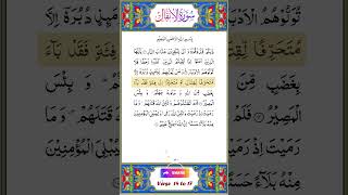 Surah Anfal Ayat 14 to 17 #surahanfal #qurantranslation #quran #quranrecitation #youtubeshorts