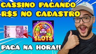 CASSINO PAGANDO R$5 NO CADASTRO SAQUE GRÁTIS - SLOTS PAGANDO NO CADASTRO SAQUE GRÁTIS ✅