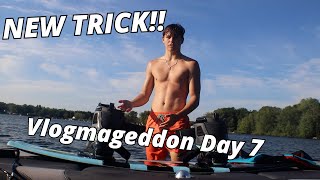 WAKEBOARDING!!! | Vlogmageddon Day 7