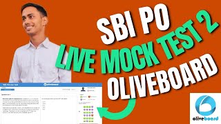 OLIVEBOARD SBI PO PRE LIVE MOCK TEST 2 | #sbipopre #livemocktest #sbipo