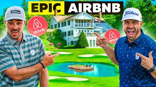 We Rented this EPIC Airbnb with its own PRIVATE Golf Course