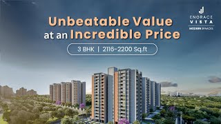 The True 3 BHK | Sarjapur’s Exclusive 3 BHK Community | Engrace Vista By Modern Spaaces