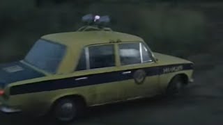 Сержант милиции (1974) car chase scene